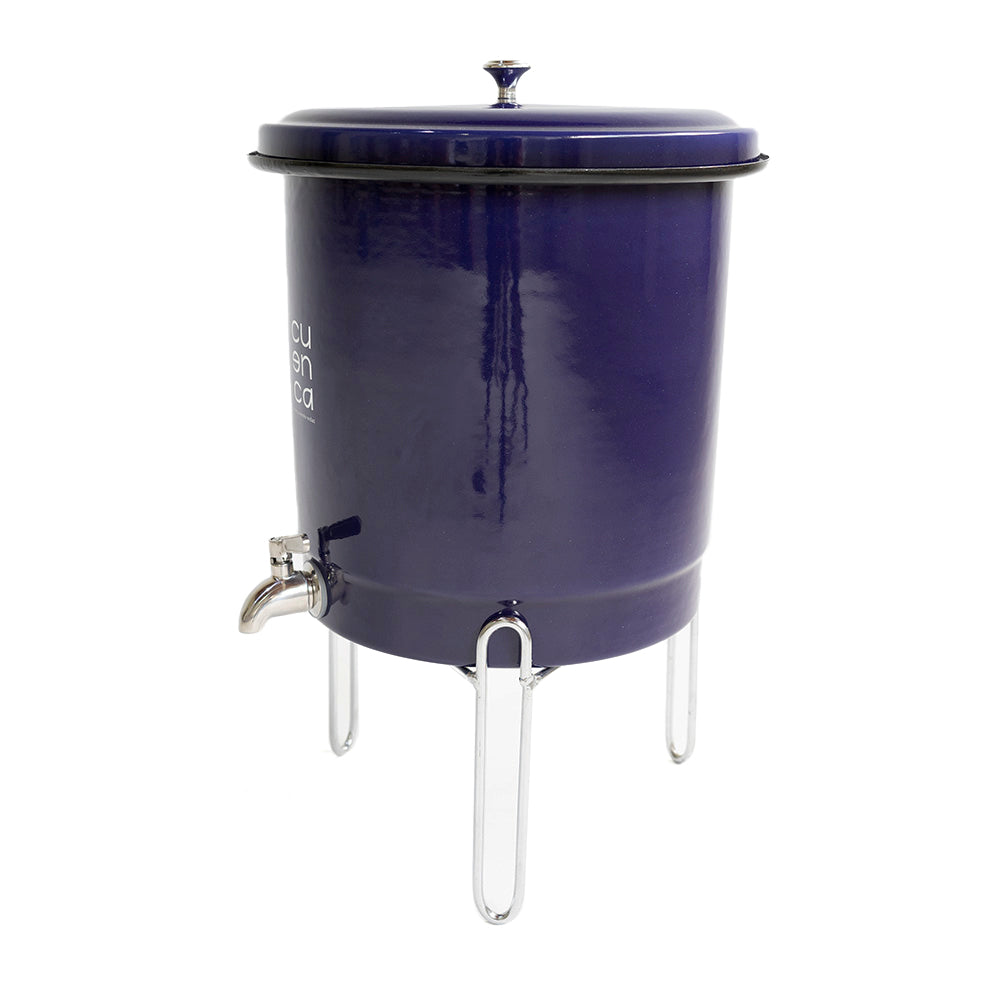 Cuenca Peltre Azul Profundo