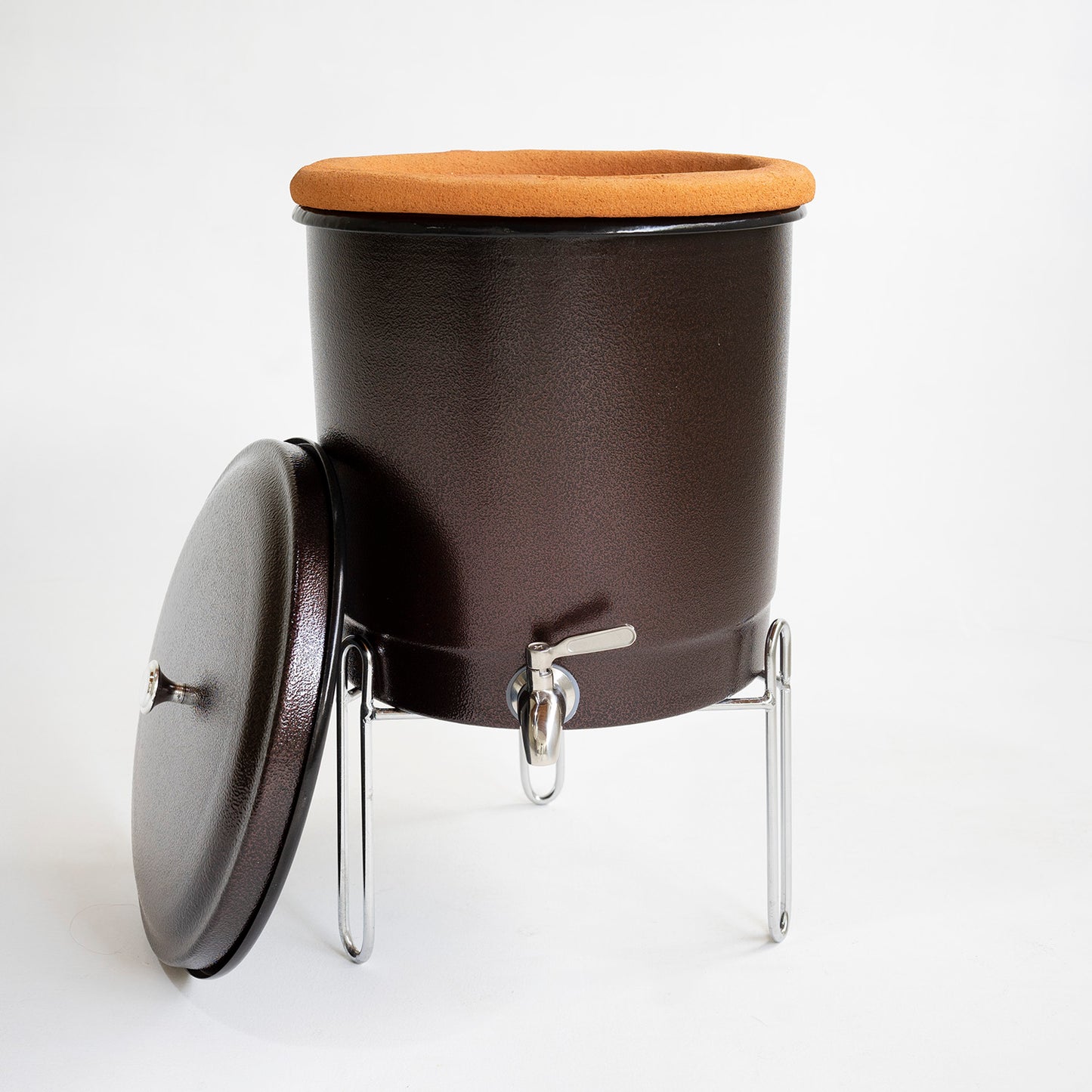 Cuenca Peltre Negro Bronce